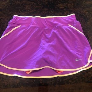 Nike tennis skirt with build in shorts!